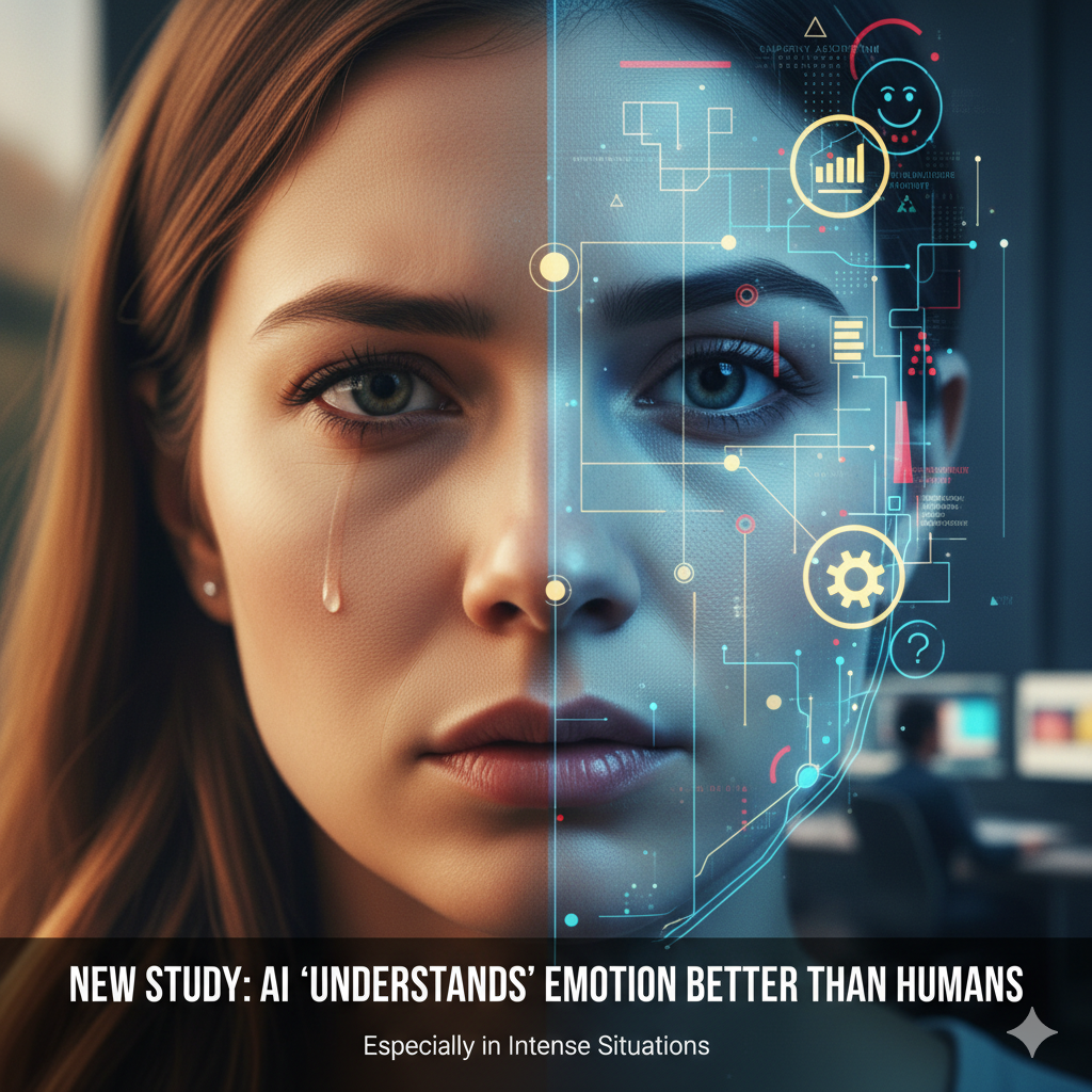 New Study Claims AI 'Understands' Emotion Better Than Humans — Especially in Intense Situations cover