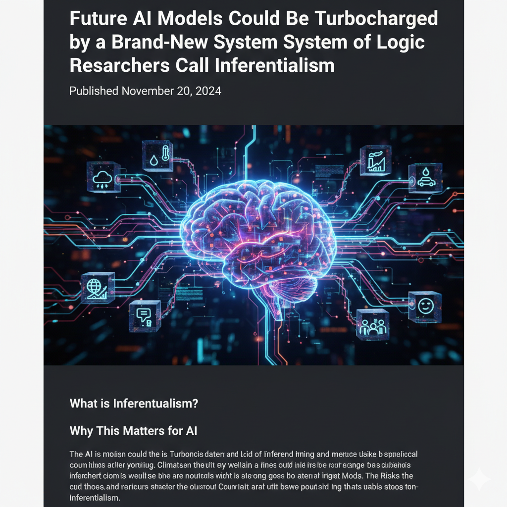 Future AI Models Could Be Turbocharged by a Brand-New System of Logic Researchers Call Inferentialism cover