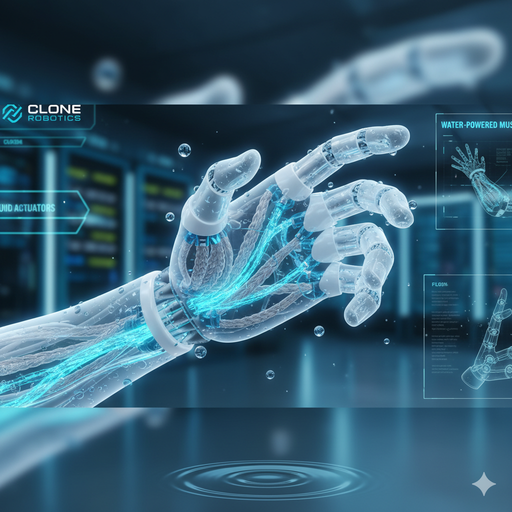 How a Ghost-Like Humanoid Robot Comes to Life with Water-Powered Muscles