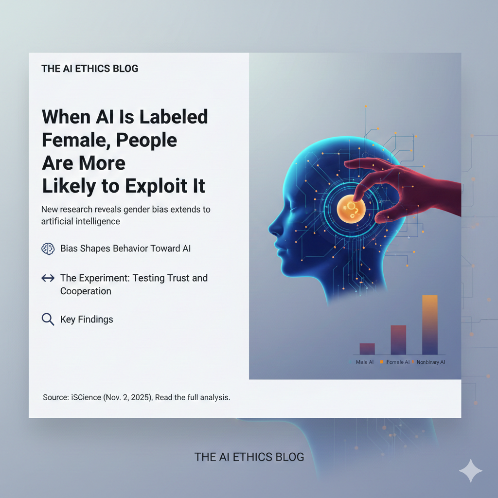 When AI Is Labeled Female, People Are More Likely to Exploit It: