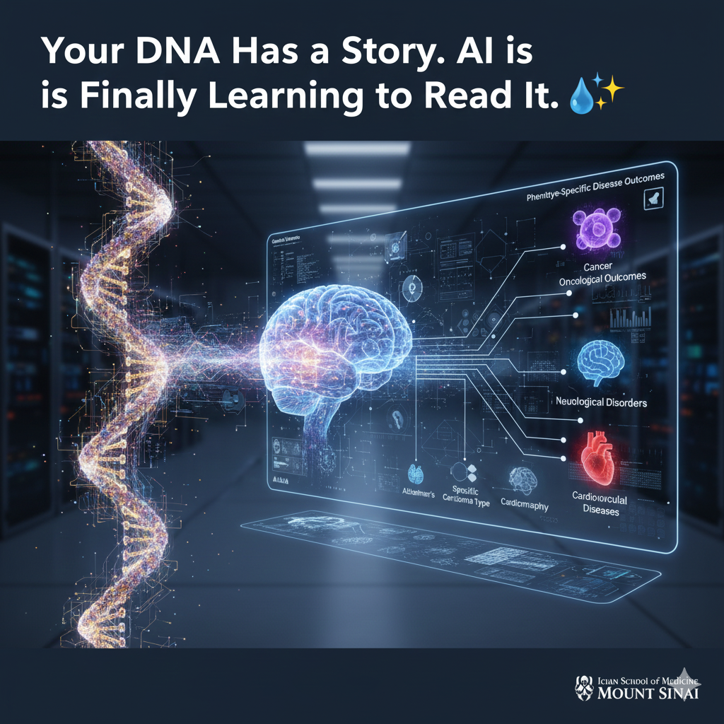 AI-Based Modeling Links Genetic Variants Directly to Disease Outcomes