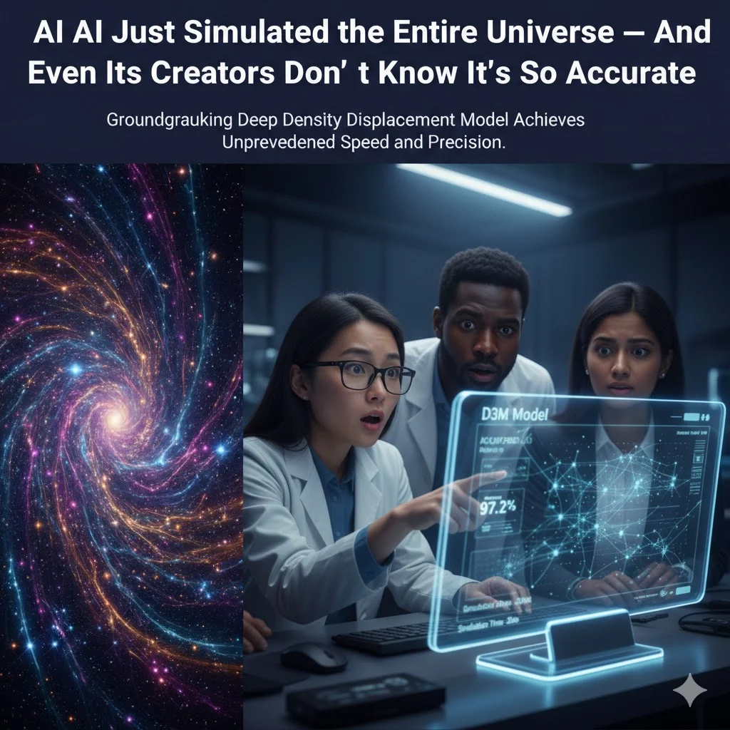 AI Just Simulated the Entire Universe — And Even Its Creators Don’t Know How It’s So Accurate