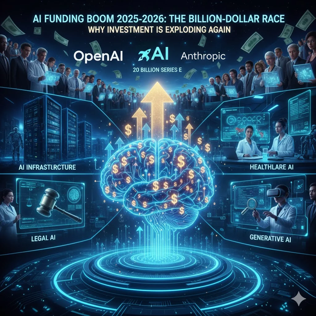 AI Funding Boom 2025–2026: Inside the Billion-Dollar Race Reshaping the Artificial Intelligence Industry