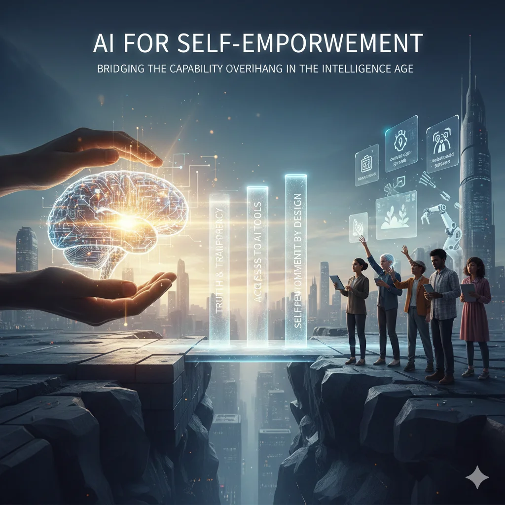 AI for Self-Empowerment: Bridging the Capability Overhang in the Intelligence Age
