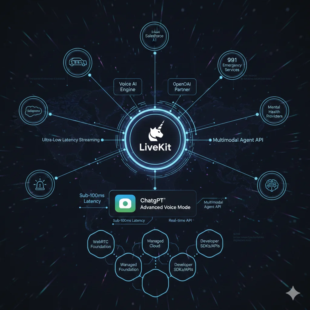 Voice AI Engine and OpenAI Partner LiveKit Hits $1B Valuation with $100M Funding