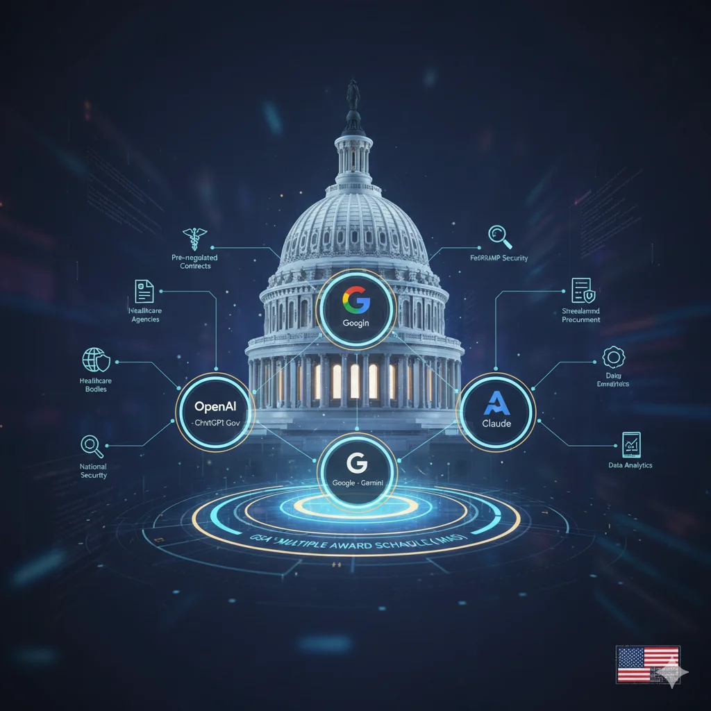 U.S. Government Approves OpenAI, Google, and Anthropic on Federal AI Vendor List: What It Means for AI Adoption in Public Sector