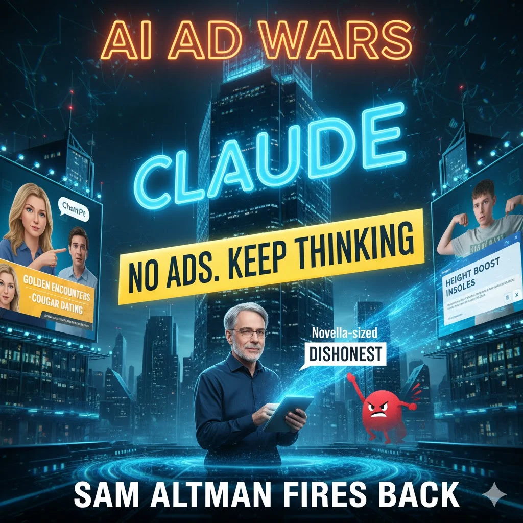 Sam Altman Fires Back at Anthropic's Brutal Super Bowl Ads Mocking ChatGPT