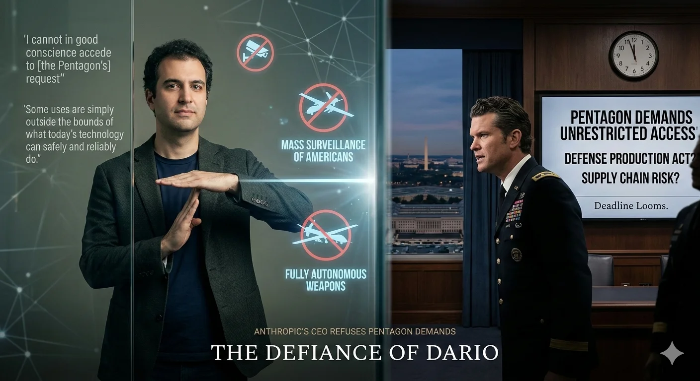 The Anthropic-Pentagon Standoff:Why Anthropic is Risking Everything to Defy the Pentagon.