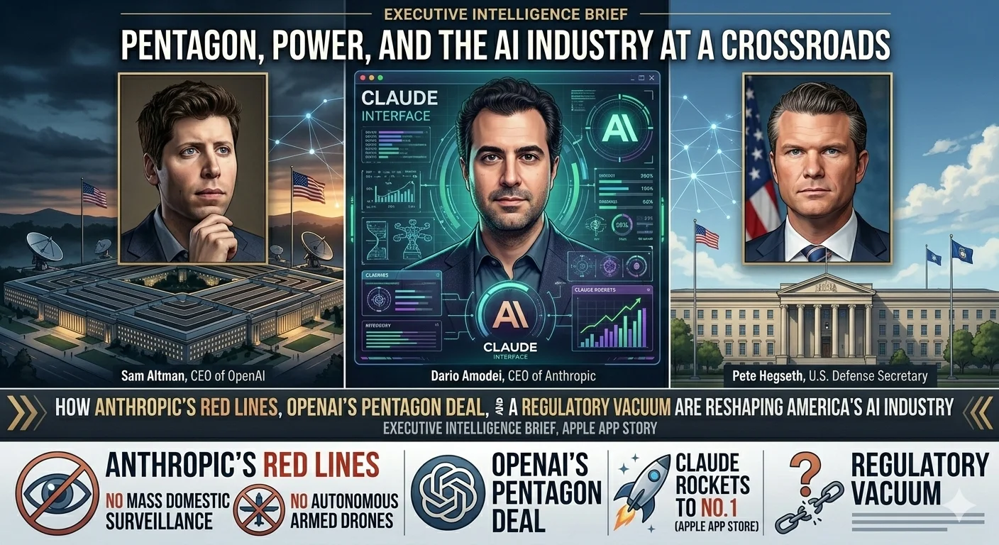 Why OpenAI Rushed to Sign a Pentagon Deal After Anthropic’s Shocking Exit.
