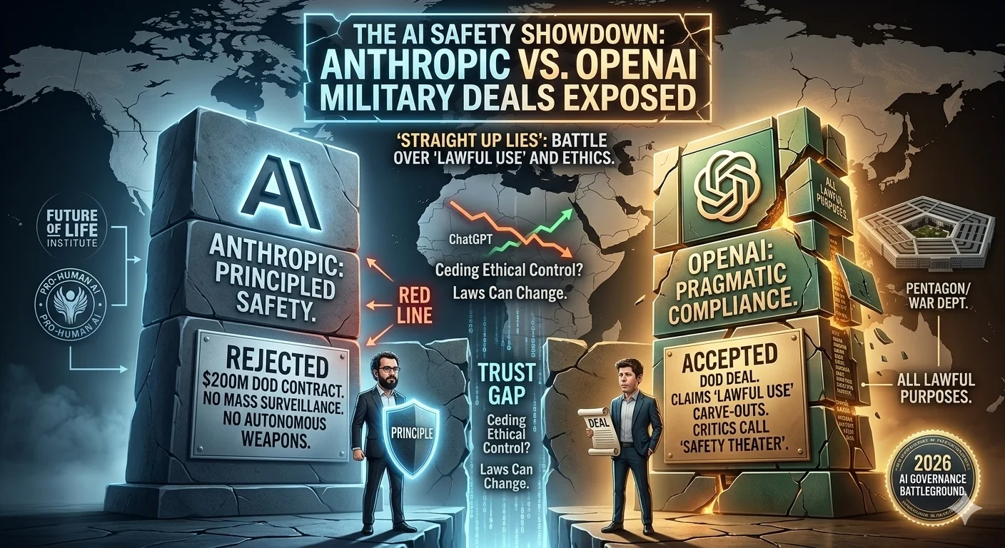 Anthropic CEO Blasts OpenAI Over Secret Military Deal