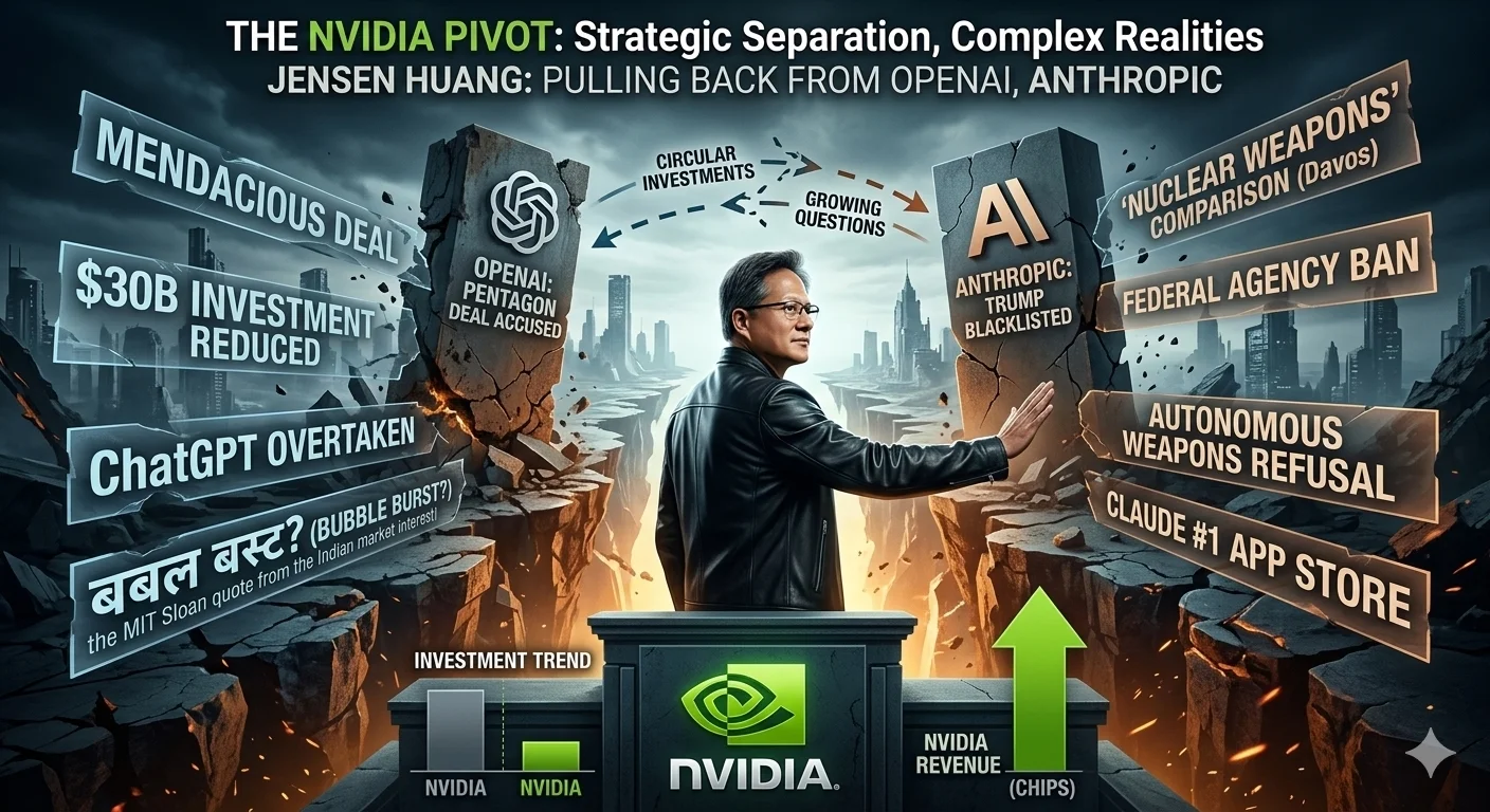 Nvidia Pulls Back: Why Jensen Huang is Halting Investments in OpenAI and Anthropic
