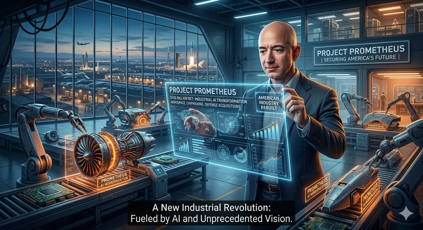 Jeff Bezos Unveils a $100 Billion Move to "Buy Back" and Automate American Industry.