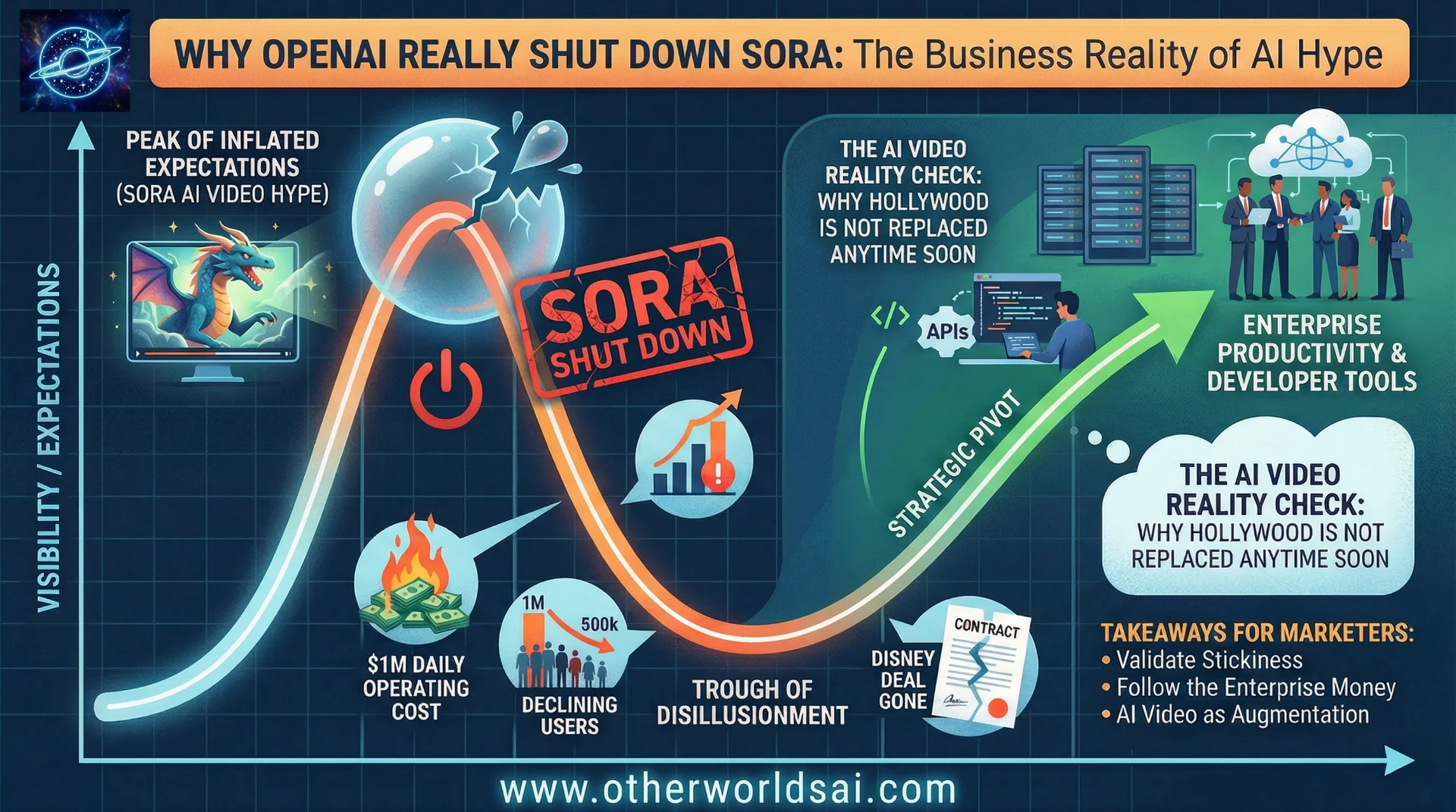 The $1 Billion Collapse: Why OpenAI Suddenly Killed Sora Video