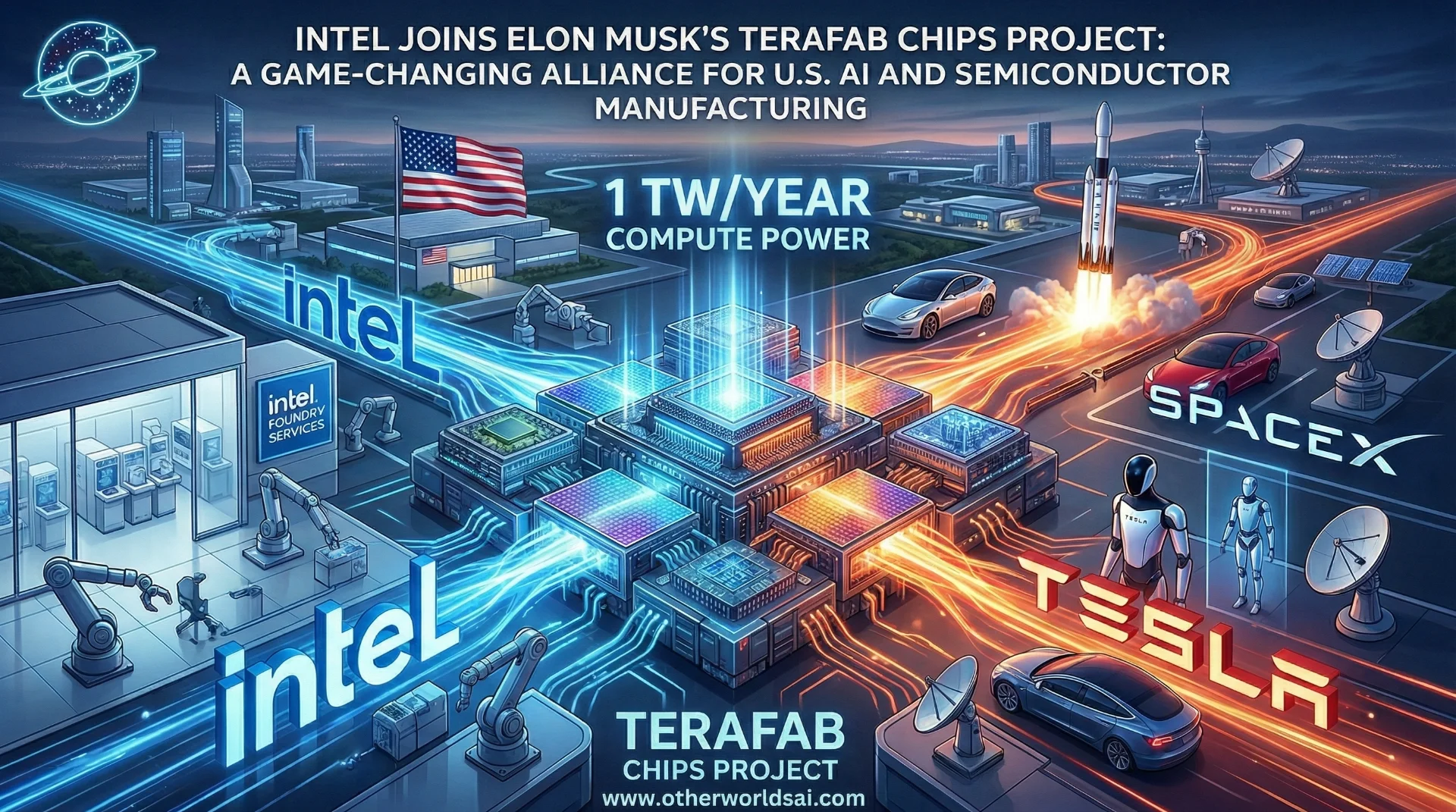 The Most Epic Chip-Building Exercise in History: Intel joins Elon Musk to build the "Terafab."