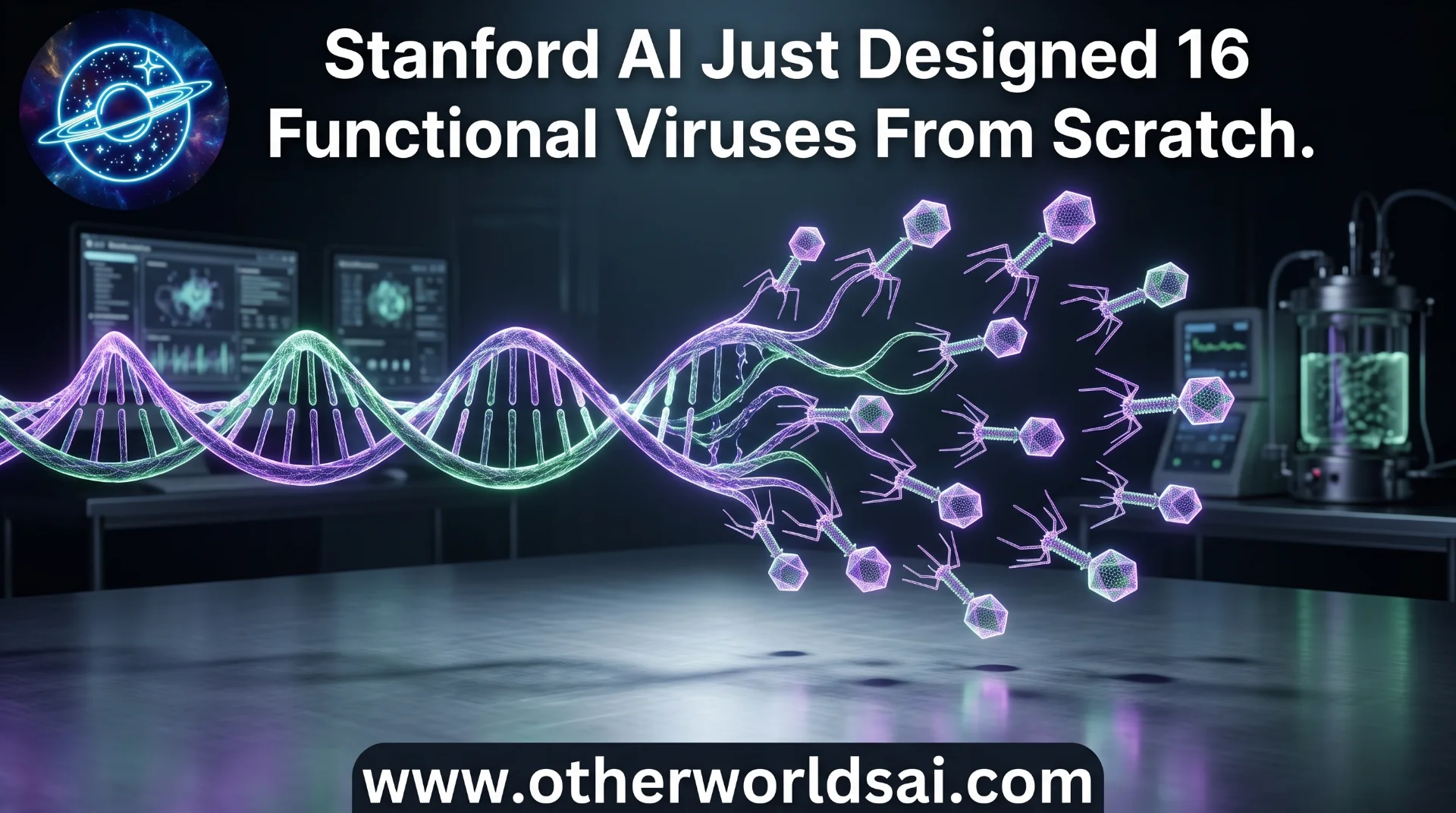 Stanford AI Just Designed 16 Functional Viruses From Scratch.