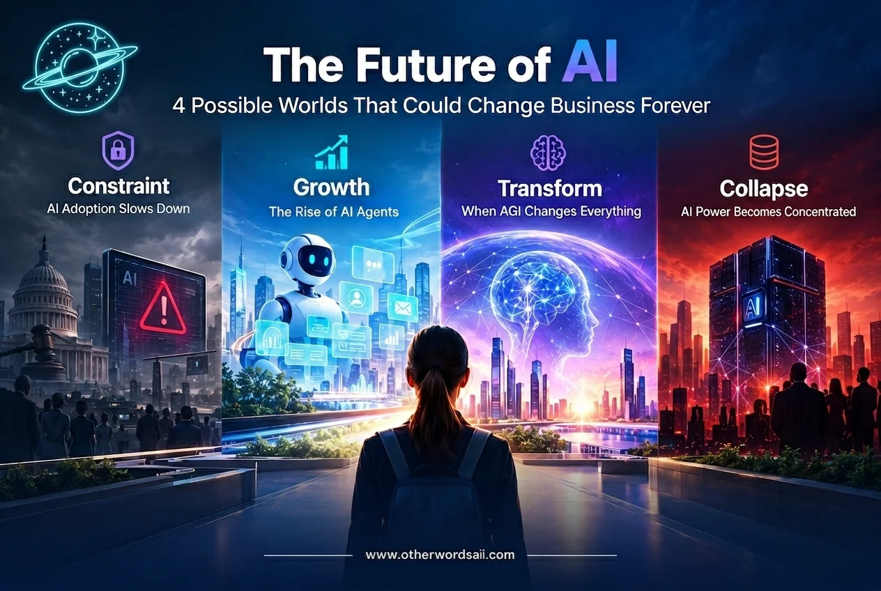 AI Is Moving Faster Than Businesses Can Adapt. Here Are 4 Futures to Prepare For