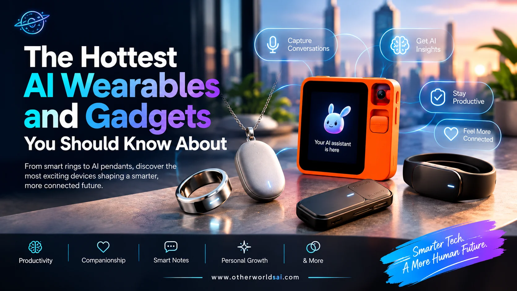 The Hottest AI Wearables and Gadgets in 2026: Smart Devices That Could Change Everyday Life.